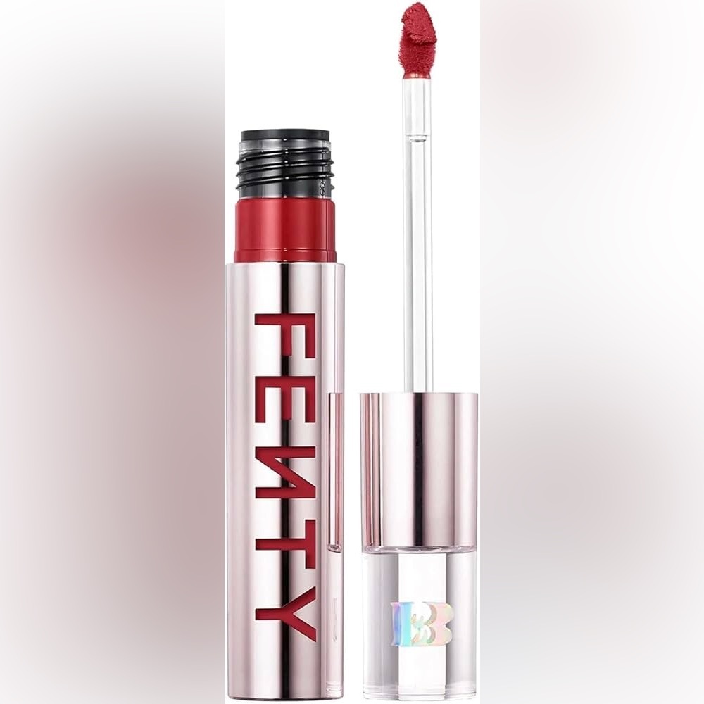 Fenty Beauty by Rihanna Icon Velvet Liquid Lipstick in The MVP - Cool Red Shade
